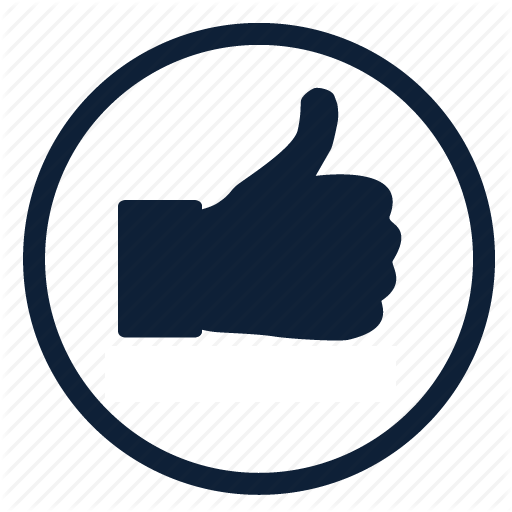 Symbol icon for thumbs up