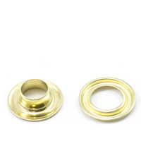 Self-Piercing Grommet with Washer #2 Brass 3/8' (1 Each is a Pack of 500) $51.97