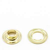 Grommet with Plain Washer #2 Brass 3/8' (1 Each is 25 Gross) $150.96