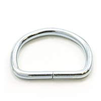 Dee Ring Non-Welded #563 Steel Zinc Plated 1' ID (Standard Pack 200 Each) $0.09