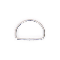 Dee Ring Non-Welded #563 Steel Zinc Plated 1-1/2' ID (Standard Pack 200 Each) $0.16