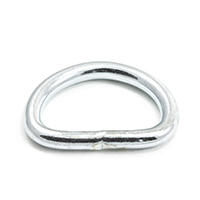 Dee Ring Welded #3250 Steel Zinc Plated 7/8' ID (Standard Pack 100 Each) $0.12