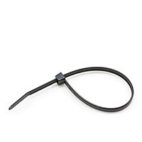 Cable Ties #T50ROM4 Nylon 8' Black (Standard Pack 1000 Each) $0.07