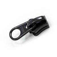 YKK Vislon #10 Metal Sliders #10VFDFW Non-Locking Short Single Pull Tab Black (Standard Pack 1000 Each) $0.62