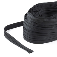 YKK Ziplon Chain #8CF 5/8' Tape Black (Standard Pack 165 Yards,Full Rolls Only) $0.95