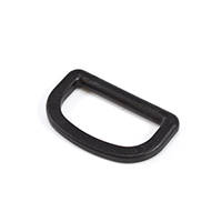 Fastex D-Ring 1-1/2' Delrin Black (Standard Pack 100 Each) $0.45