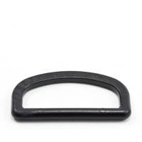 Fastex D-Ring 2' Delrin Black (Standard Pack 100 Each) $0.59